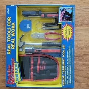Kids Deluxe Carpentry Tool Set